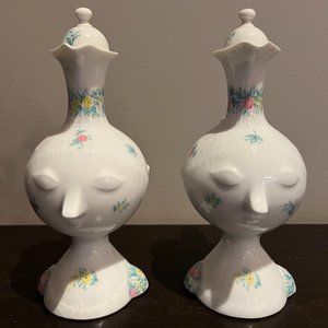 Mid 20th Century Bjorn Wiinblad for Rosenthal China Pair of Cruets